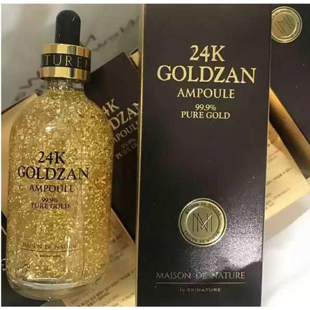 Serum 24k Goldzan Perawatan Wajah Menghilangkan Jerawat Dan Plek Hitam Shopee Indonesia