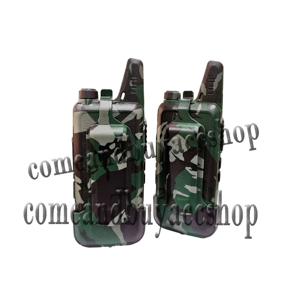 Paket FBI HT WLN Two-Way Radio -LORENG HIJAU ARMY 2 (isi2pcs)-Batrai 1500 mAh