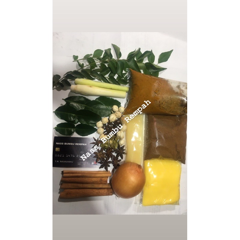 

BUMBU NASI KEBULI KOMPLIT UK 2 KG / BUMBU KEBULI NASS BUMBU REMPAH