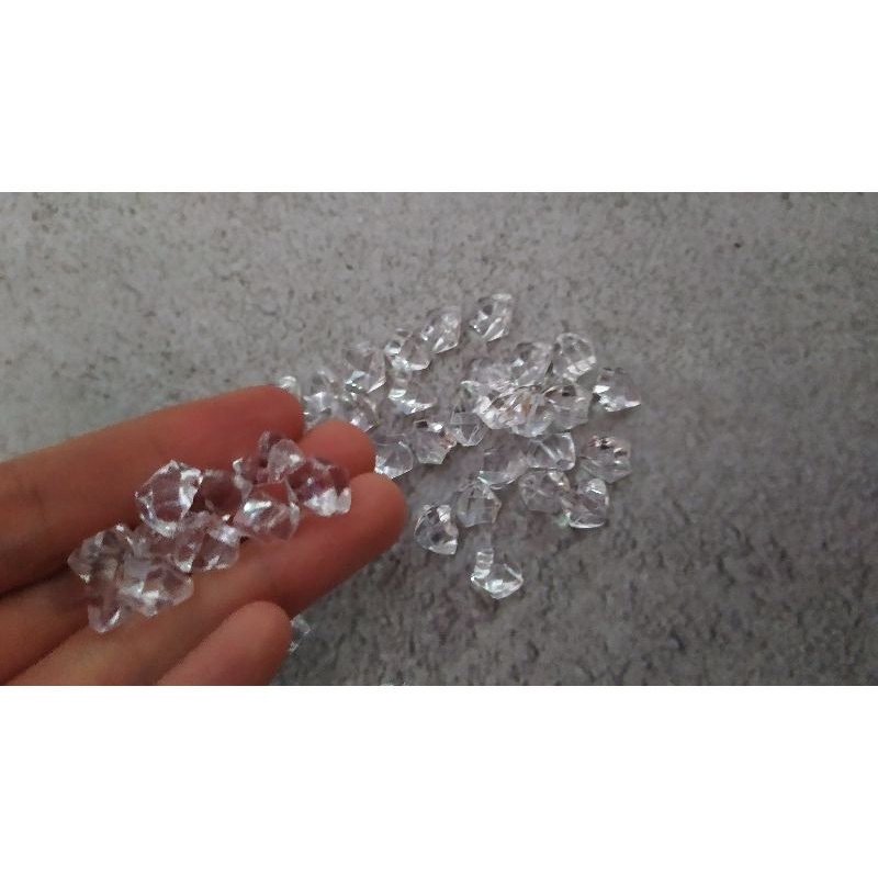 Es batu artifical kerikil palsu Props properti hiasan foto produk kotak cantik ornamen kristal akril