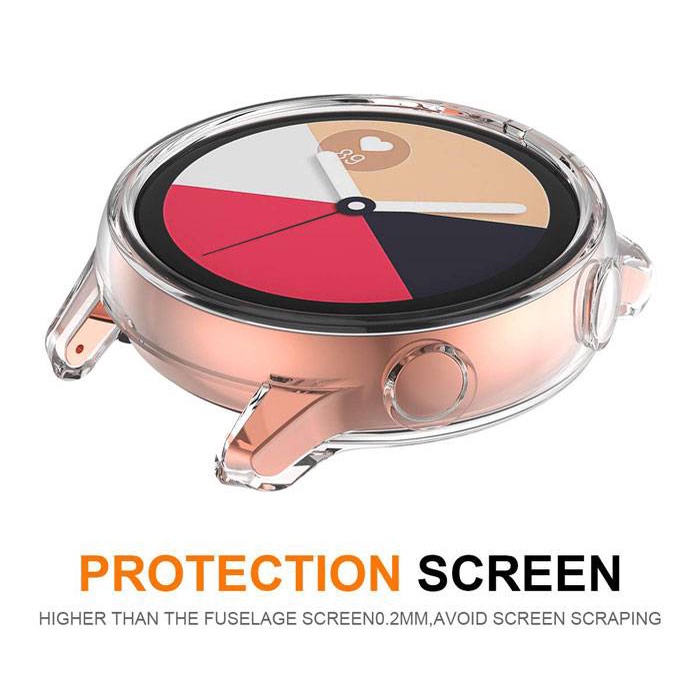 Protective Case for Samsung Galaxy Watch 4 3 40mm 44mm 41mm 45mm Ultra-thin Soft silicone HD Full Screen Protection cover Samsung Galaxy Watch Active 2 40MM 44MM