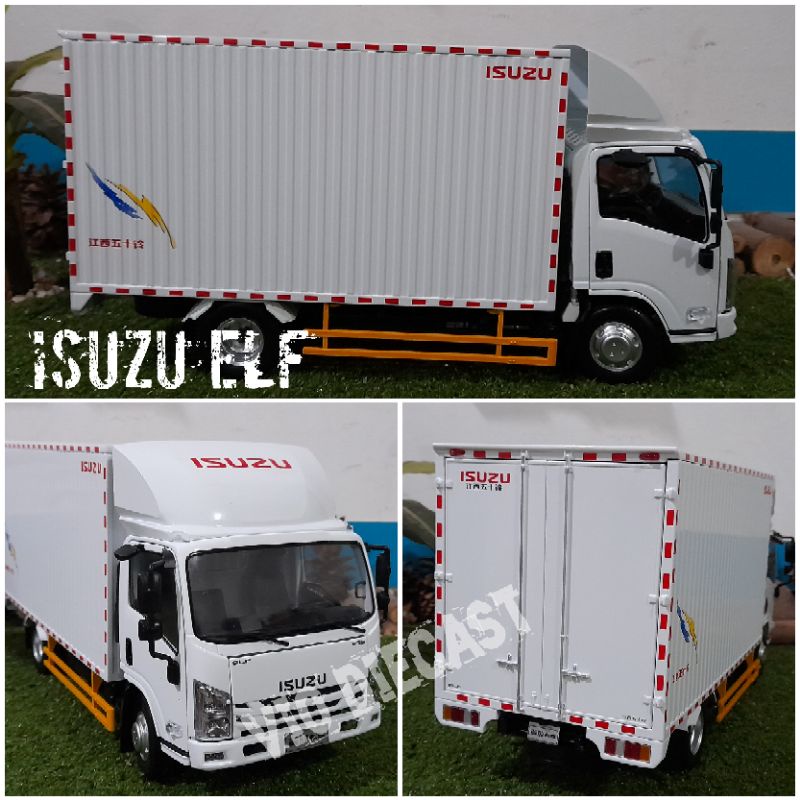 Diecast Miniatur Isuzu Elf skala 1:18