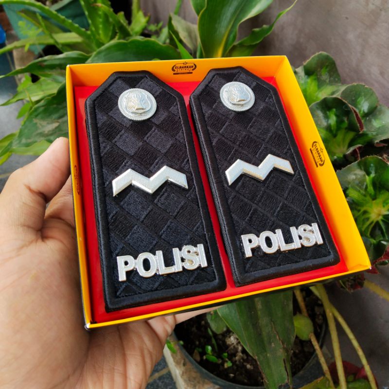 PANGKAT PDU AIPDA POLRI BORDIR MOTIF TIMBUL