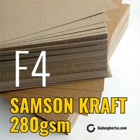 

Kertas Samson Kraft Tebal 275 gsm - Ukuran F4