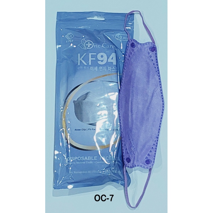 Necare KF94 4D Real 4ply Premium Quality Masker Sachet isi 10pcs - Big Plaza