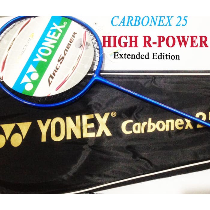 Raket Badminton Yonex Carbonex 25 /  Yonex Carbonex 25 Biru Impor 