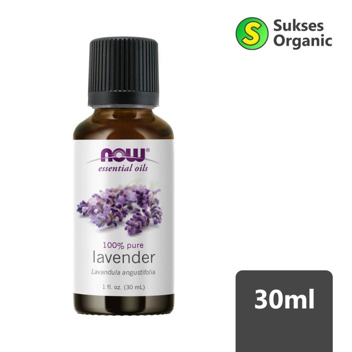  bisa cod     lavender essential oils aromatherapy 100 pure  30ml  now   perlengkapan alat kesehatan