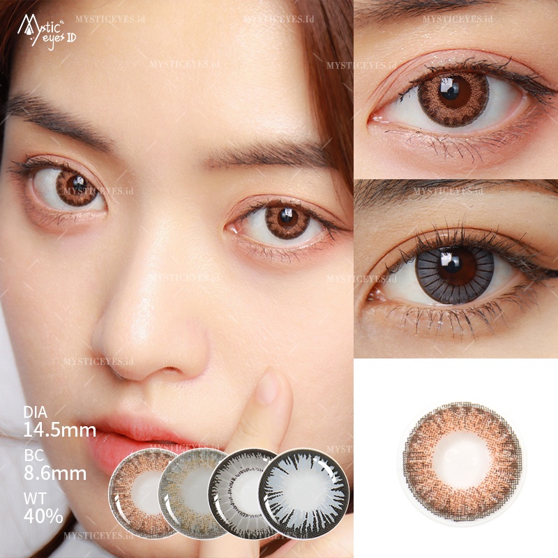 [✅COD] MYSTICEYES SOFTLENS CRACK GODDESS SERI 14.5MM MINUS -3.00 S/D -6.50