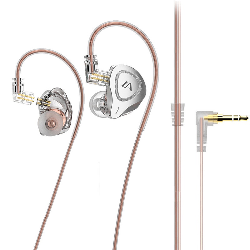 Bl03 Pro Earphone In ear Dinamis Bahan Metal Dengan Kabel Bisa Dilepas Untuk Olahraga