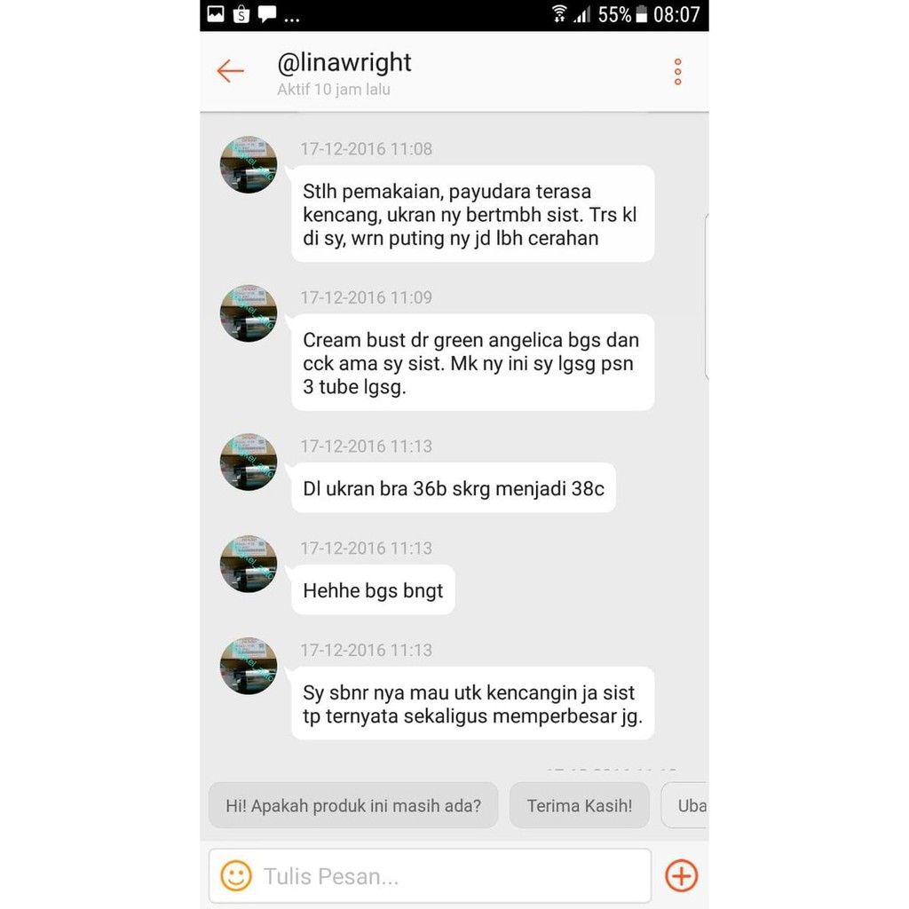 Paket Krim Pembesar & Pengencang Payudara Alami Bust Up Cream Royalty