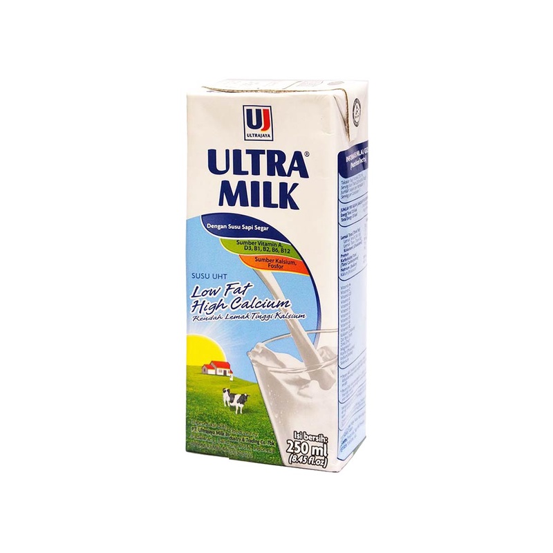 

Ultra Susu Cair Low Fat Hi-Calcium Plain 250Nl - Alhanan/04