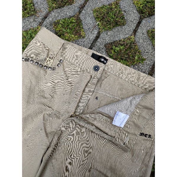 LONG PANT'S CHINO DIVINER ( with Skull motif in the folds )