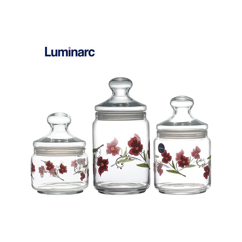 Luminarc Toples Anthia Club Jar Set / 3 pcs N5308