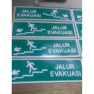 Sign Jalur  evakuasi rambu  jalur  evakuasi murah 