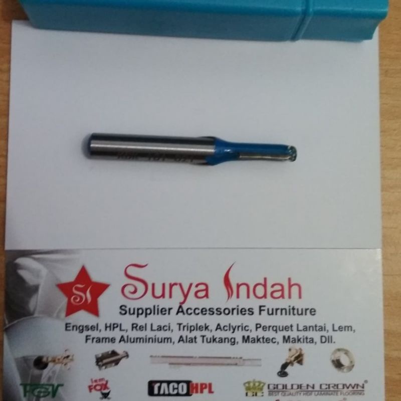 (NB 4mm) Mata Router NonBearing 4mm straight bit trimmer router bits
