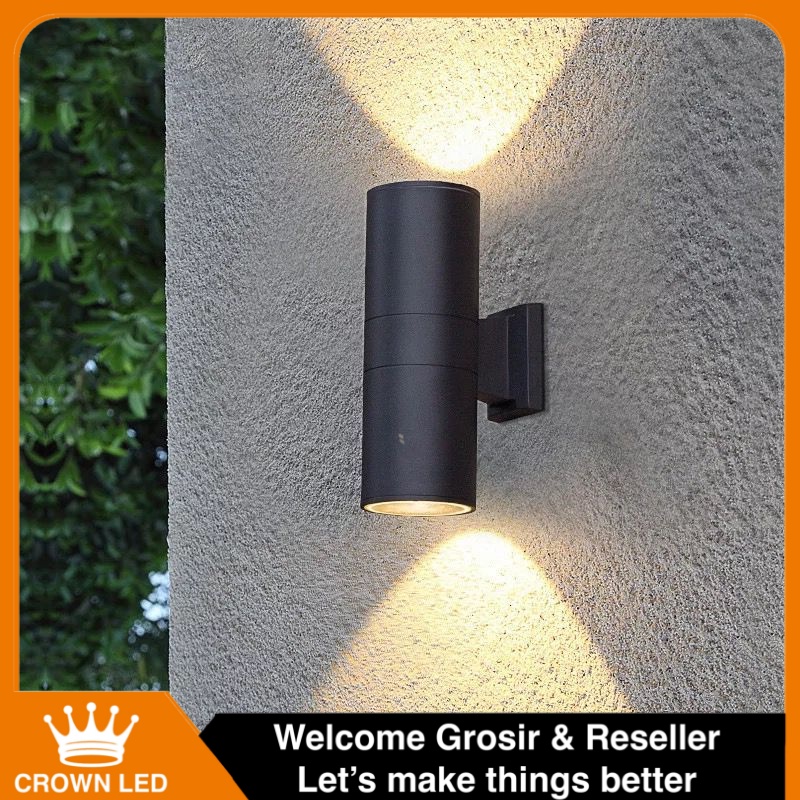 LAMPU DINDING WATERPROOF TABUNG MINIMALIS PILAR PAGAR OUTDOOR INDOOR