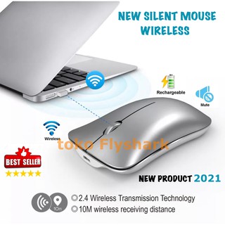 WEYES Mouse Wireless 2.4GHz Rechargeable USB Power Saving Silent Click