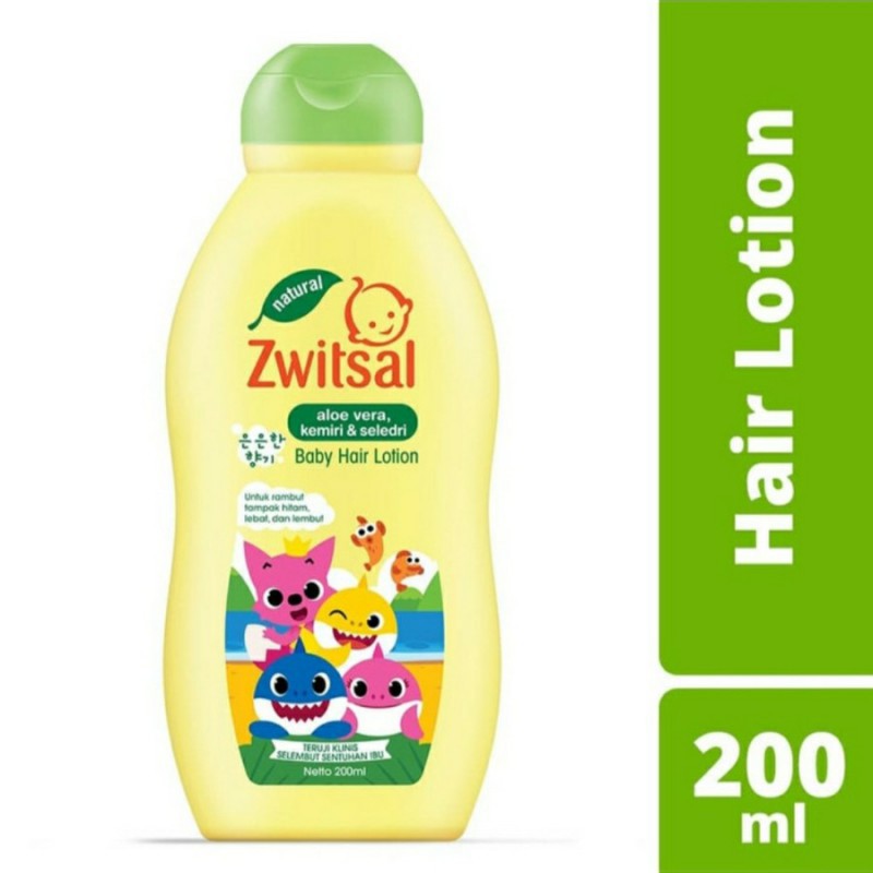Jual Zwitsal Hair Lotion 200ml with Aloe Vera 200 ml