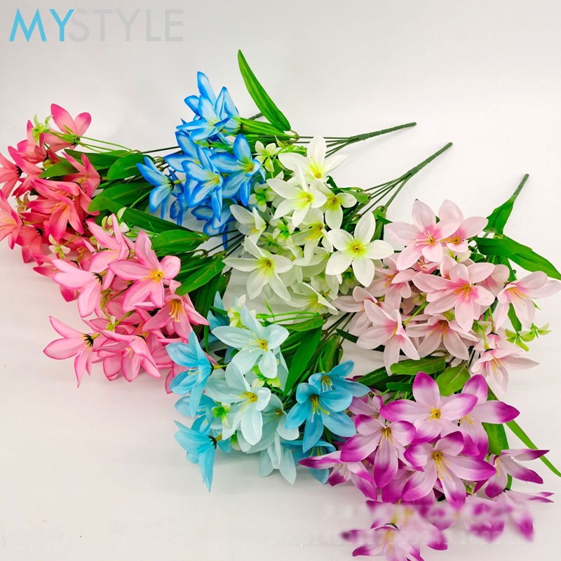 MYSTYLE BUNGA PLASTIK LILY XC6 BUNGA HIAS PLASTIC ARTIFICIAL BUNGA ARTIFISIAL MURAH-1