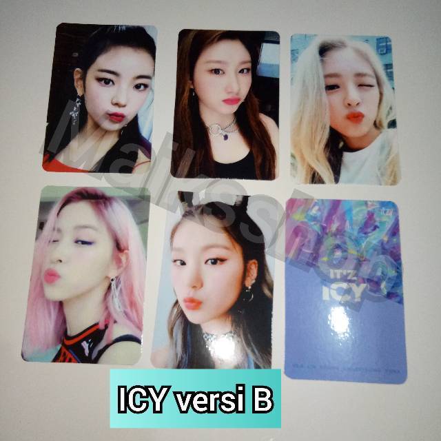 Itzy Icy Photocard Kpop