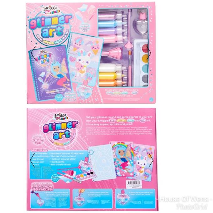 SMIGGLE DIY GLIMMER ART KIT - MAINAN ANAK SMIGGLE