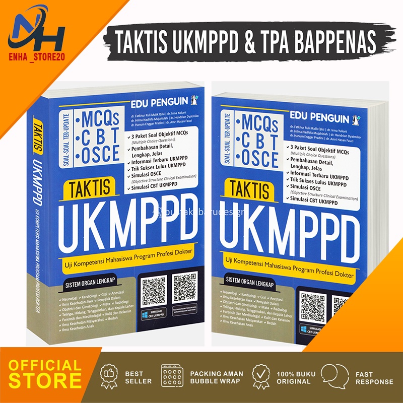 BISA COD Buku Kuliah UP Jurusan Kedokteran Full Materi Latihan Soal dan Pembahasan Taktis  UKMPPD Uj