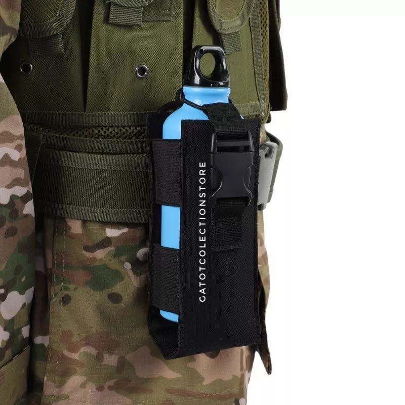 sarung botol air minum army/perlengkapan camping tas botol air