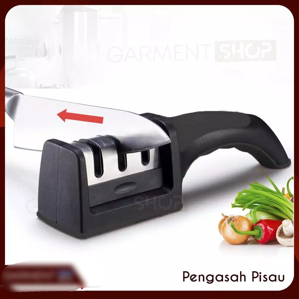 Asah Pisau ALAT PENGASAH PISAU DAPUR PISAU DAGING PISAU BUAH