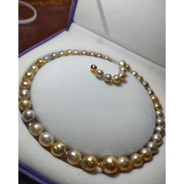 KALUNG MUTIARA LAUT BAROK GOLD