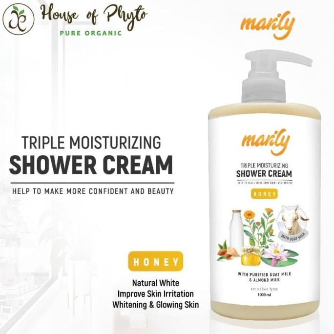 Promo Awal tahun Marily Shower Cream - Honey (500ml) Promo Awal tahun