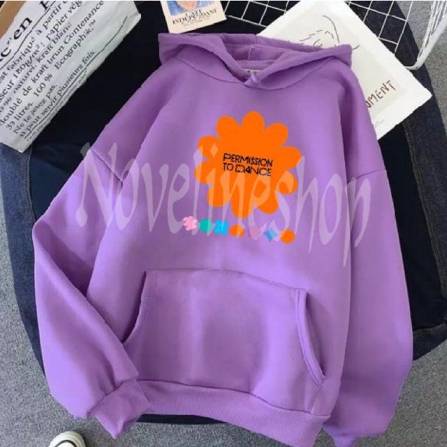 HOODIE KPOP SWEATER PERMISSION TO DANCE IDOL BTS JUNGKOOK LOGO BESAR PREMIUM FLEECE