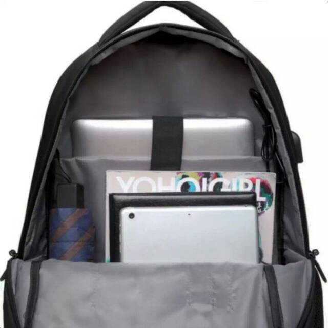 Palazzo tas ransel pria dan wanita tas palazzo tas sekolah tas laptop original + rain cover