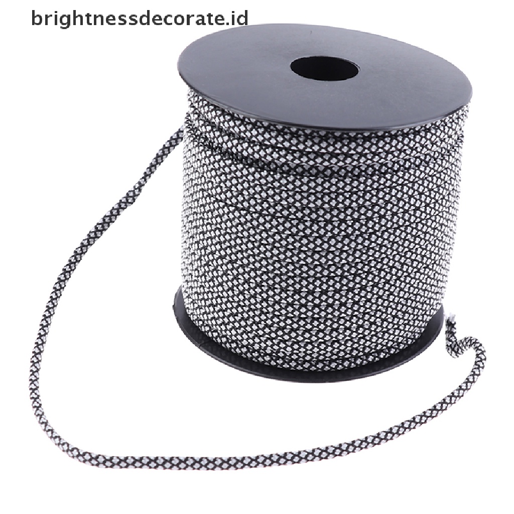 [birth] 50m Reflective Guyline Outdoor Camping Tent Rope Runners Guy Line Cord Wire  [ID]