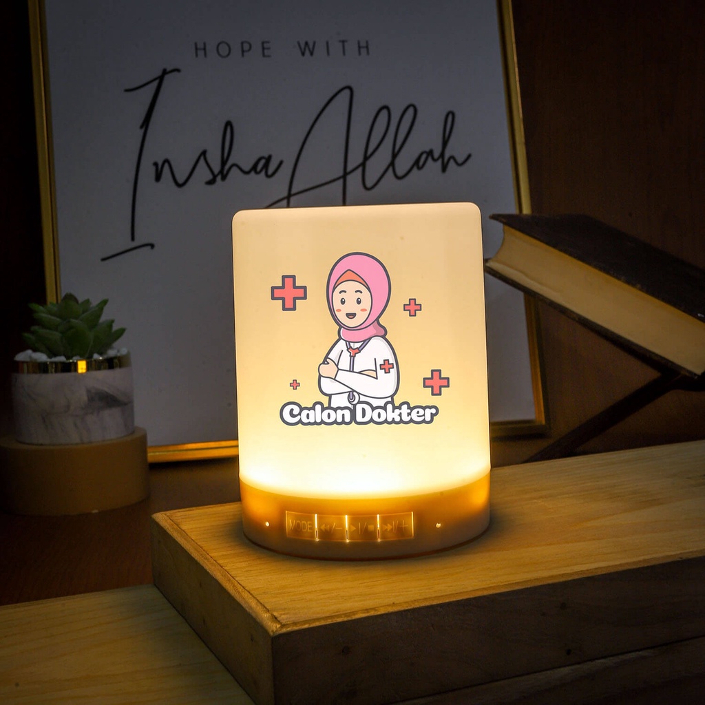 PROMO Ori Hafiz Speaker Quran / Lampu Tidur Murottal Az-zikra Premium - HS TR Lamp Girl Doctor rise|