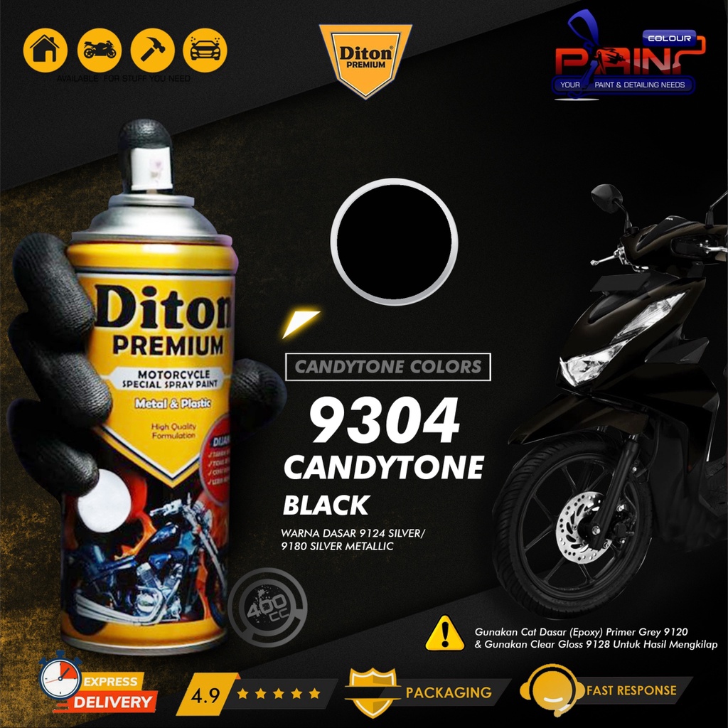 cat motor diton premium 9304 candy tone Black