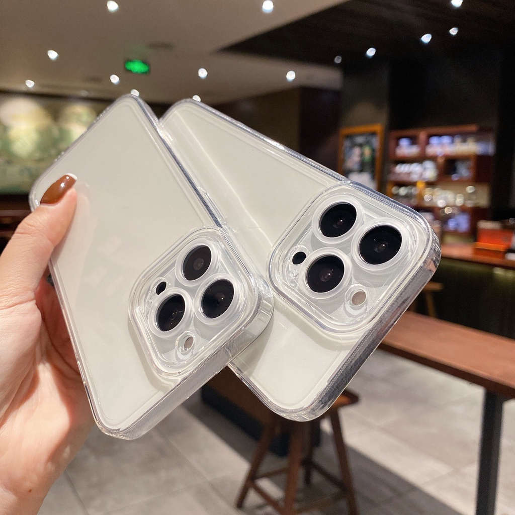 Soft Case Silikon Transparan Cover iPhone 13 12 Pro Max 11 XS XR X 8 7 6S Plus