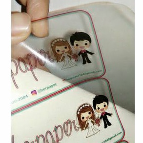 Stiker bening/ stiker transparan. stiker minuman. stiker makanan. stiker plastik. stiker kosmetik. s