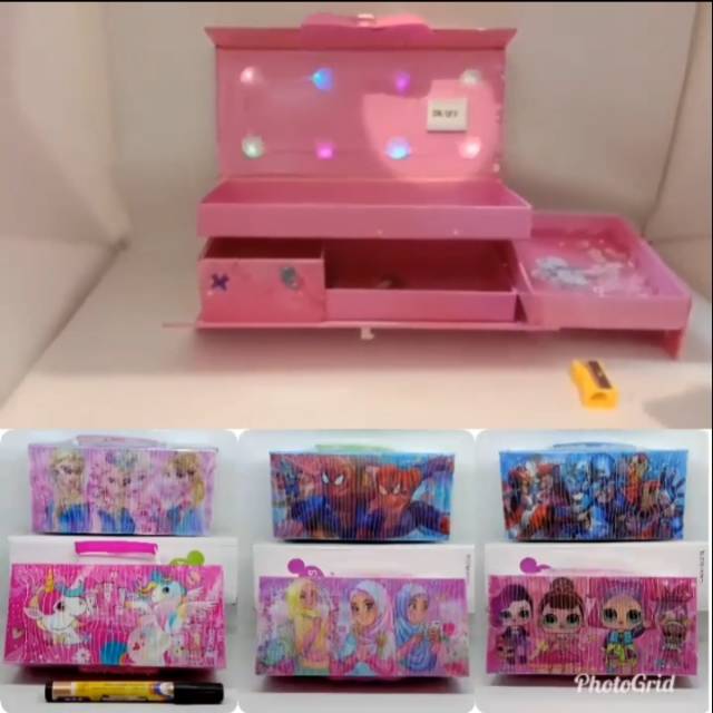 

Kotak Pencil karakter / Kotak Pensil Lampu