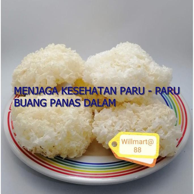 

TERMURAH Jamur Putih / Snow White Fungus / Bai Mu Er SU Brand 100gr Kode 873