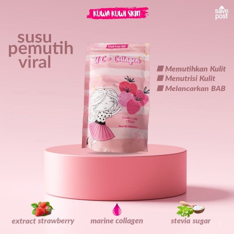 Uc Collagen susu pemutih badan