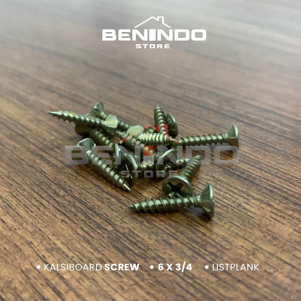 Screw Drywall 6*3/4 Yellow ( Kalsiboard)