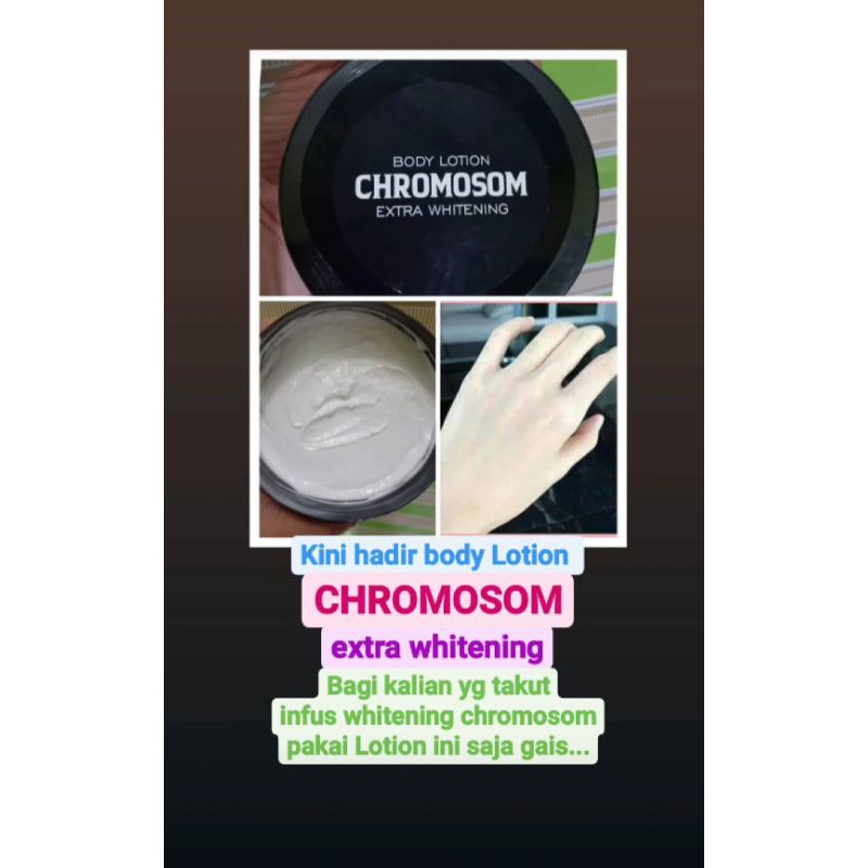 body lotion chromosom cepat putih