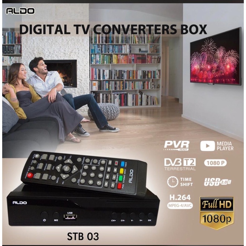 Aldo Set Top Box DVB T2 STB 03 TV Digital Murahhh