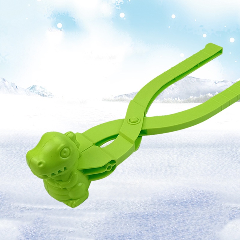 Mary Anak Snowball Maker Mainan Permainan Luar Ruangan Hati/Dinosaurus/Snowman Snowclip