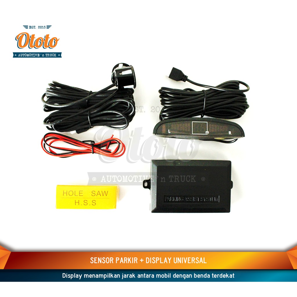 Sensor Parkir 2 Titik + Display