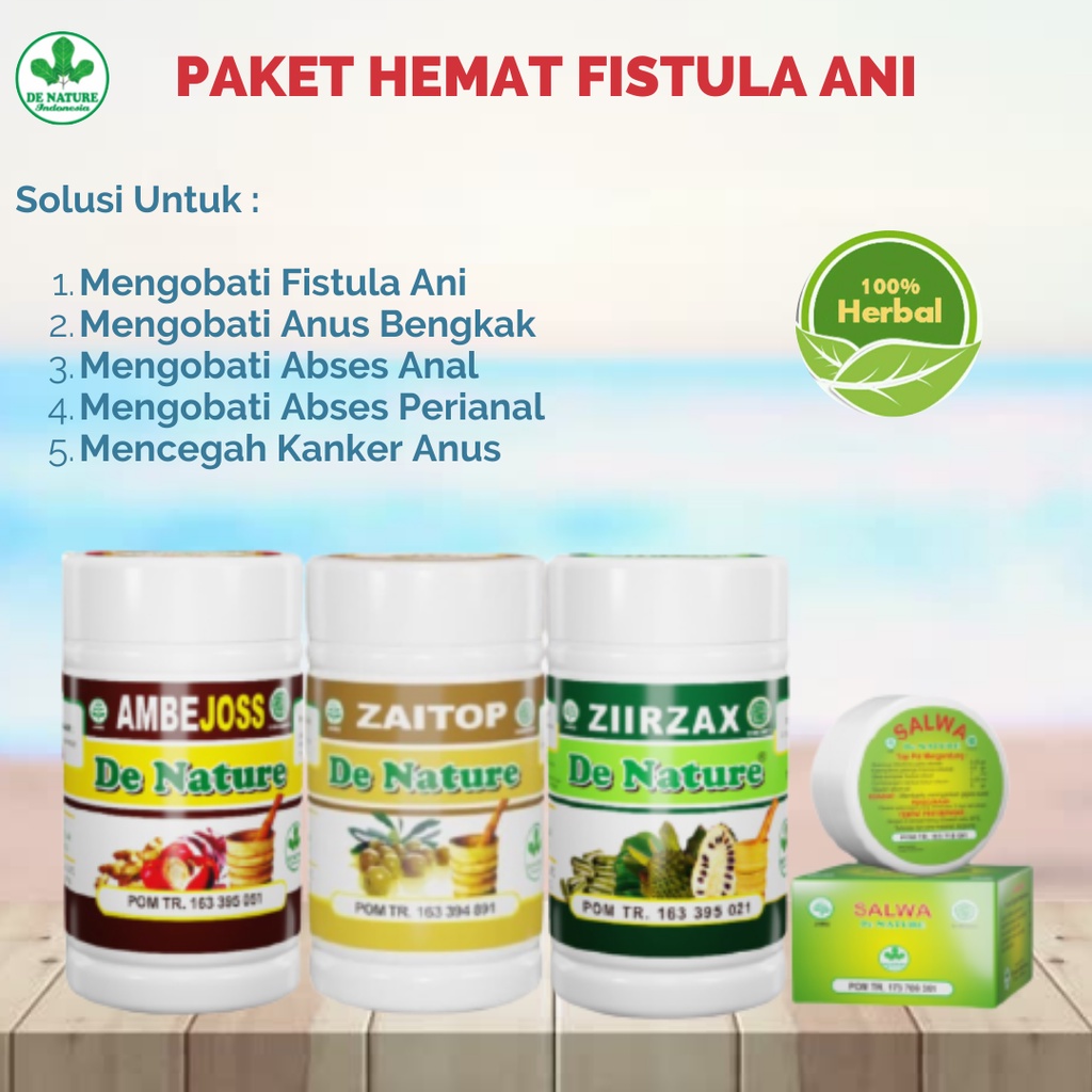 paket lengkap ampuh manjur obat fistula ani aman tanpa efek samping - obat fistula ani anus Denature