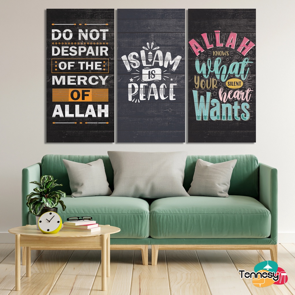 TENNESY HIASAN DINDING QUOTE KAYU RETRO 10x20CM WALL DECOR PAJANGAN KAYU POSTER DEKORASI DINDING RUMAH KAMAR TIDUR