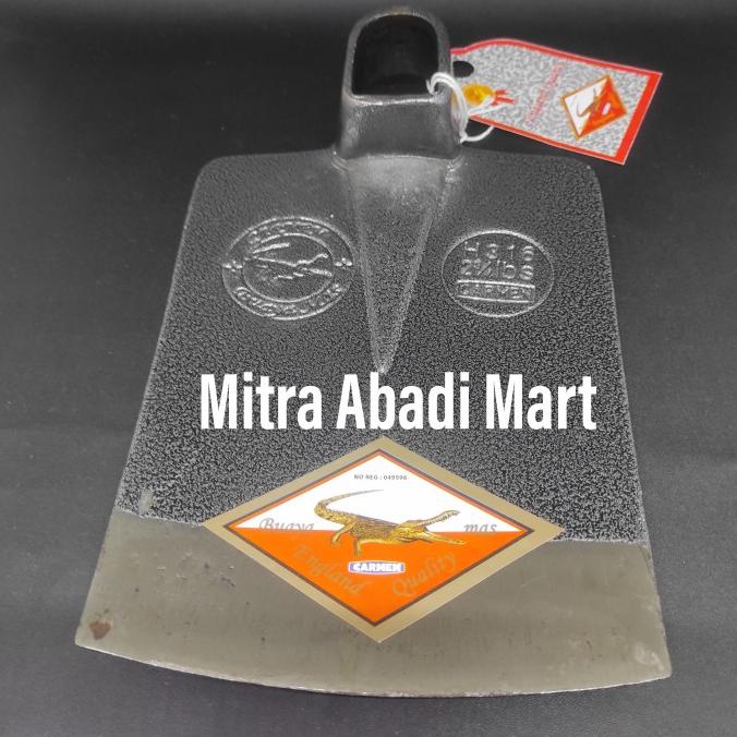 Pacul Baja Asli Cap Buaya Heavy Duty / Cangkul Baja Asli Cap Buaya