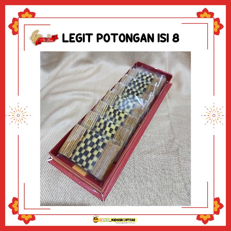 CANA EDISI IMLEK LEGIT TIKAR POTONGAN ISI 8 SLICE HAMPERS CNY BY NY. LIEM