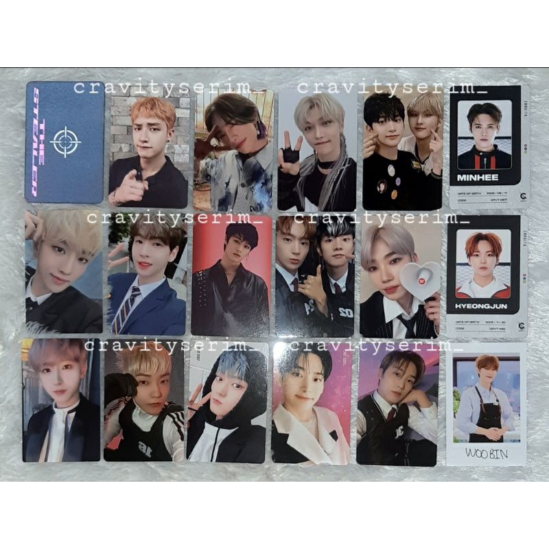 Boygroup PC ( Cravity, Epex, Drippin, The Boyz, Stray Kids ) Photocard || bangchan hyunjin juyeon hy